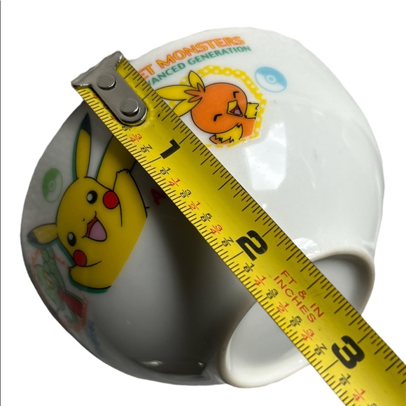 POKÉMON VINTAGE POCKET MONSTERS PORCELAIN RICE BOWLS, SET OF TWO, MADE IN JAPAN - Picture 9 of 11